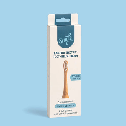 PHILIPS SONICARE BAMBOO TOOTHBRUSH HEADS - x4